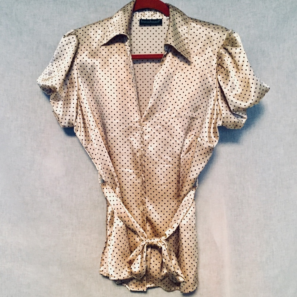 Belted Peplum Blouse